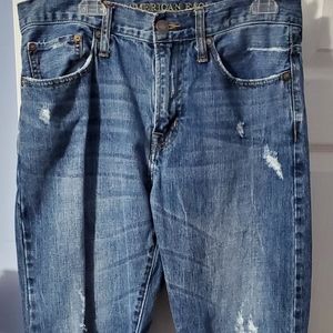 American Eagle Distressed Relaxed Straight jeans